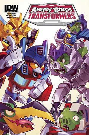 Angry Birds Transformers #3 (Subscription Variant)