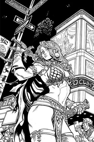 Sonja Reborn #1 (Cvr Q 1:15 Inc Chad Hardin Line Art Virgin Variant)