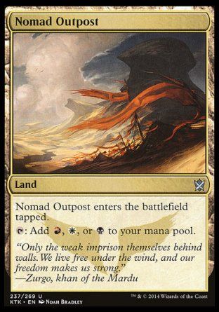 Nomad Outpost (Khans of Tarkir) Trading Card