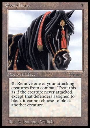 Ebony Horse (Arabian Nights) Trading Card