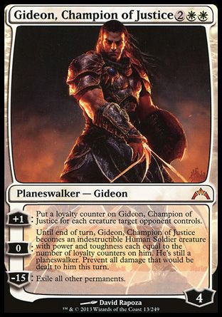 Gideon, Champion of Justice (Gatecrash) Trading Card