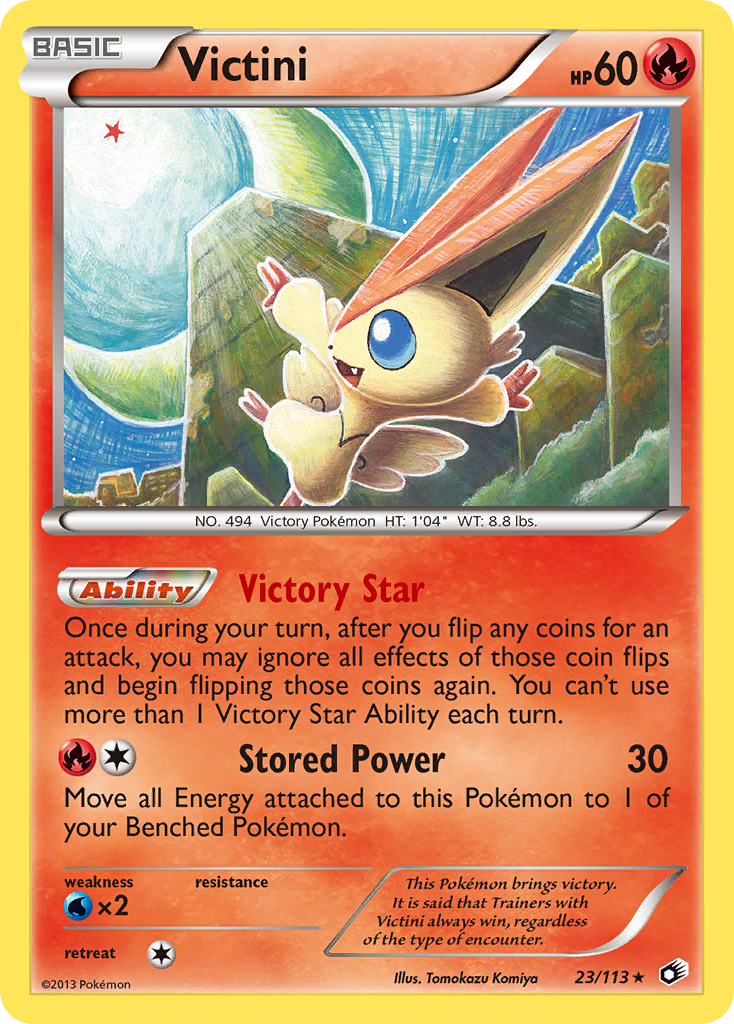 Victini (23/113) - Legendary Treasures Pokémon Card