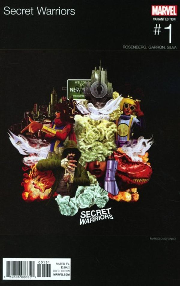 Secret Warriors #1 (Dalfonso Hip Hop Variant)