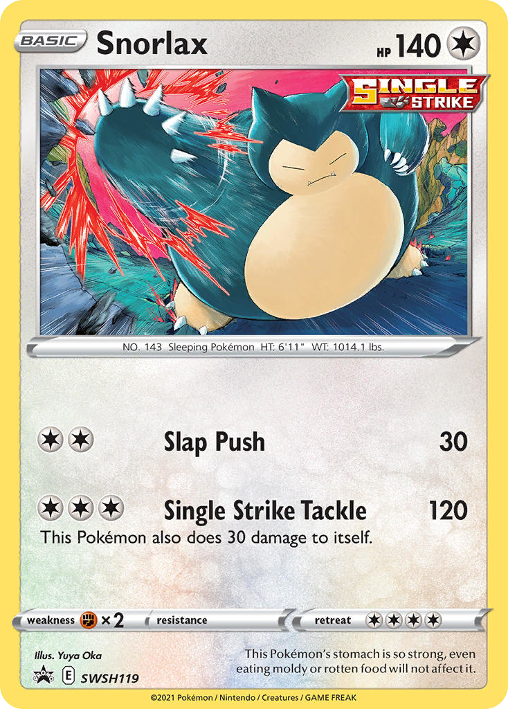 Snorlax (SWSH119) - SWSH Black Star Promos Pokémon Card