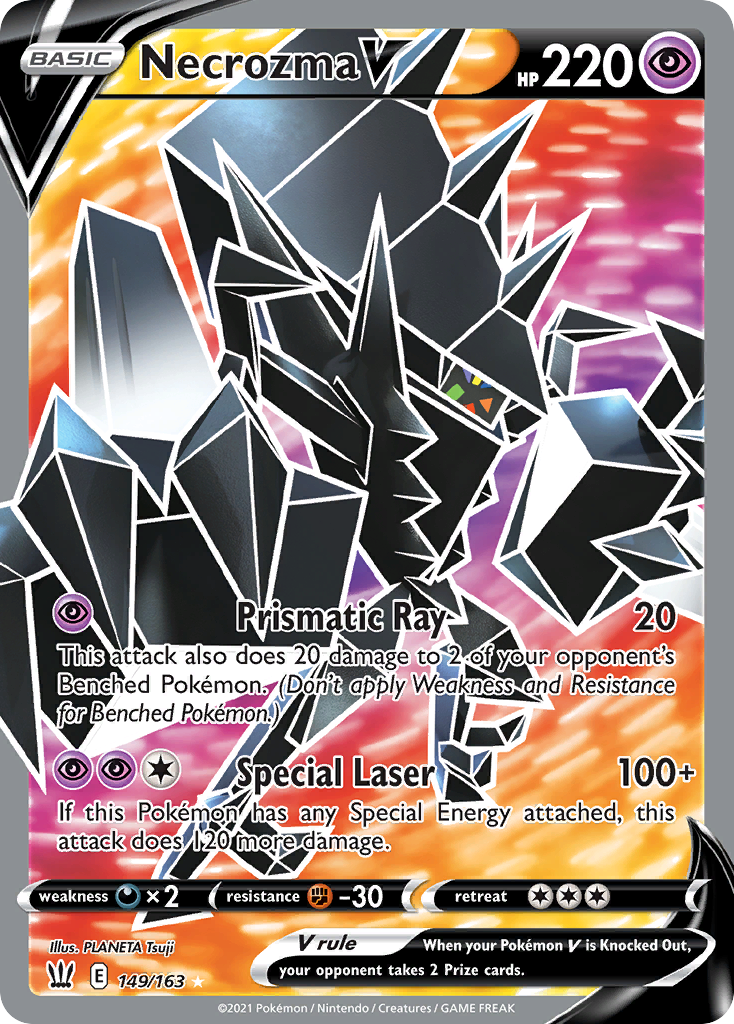 Necrozma V (149/163) - Battle Styles Pokémon Card