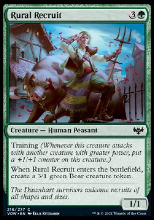 Rural Recruit (Innistrad: Crimson Vow) Trading Card