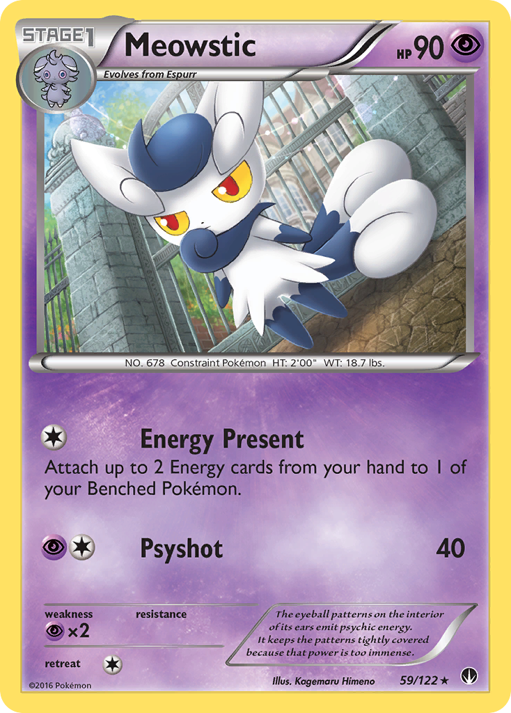 Meowstic (59/122) - BREAKpoint Pokémon Card