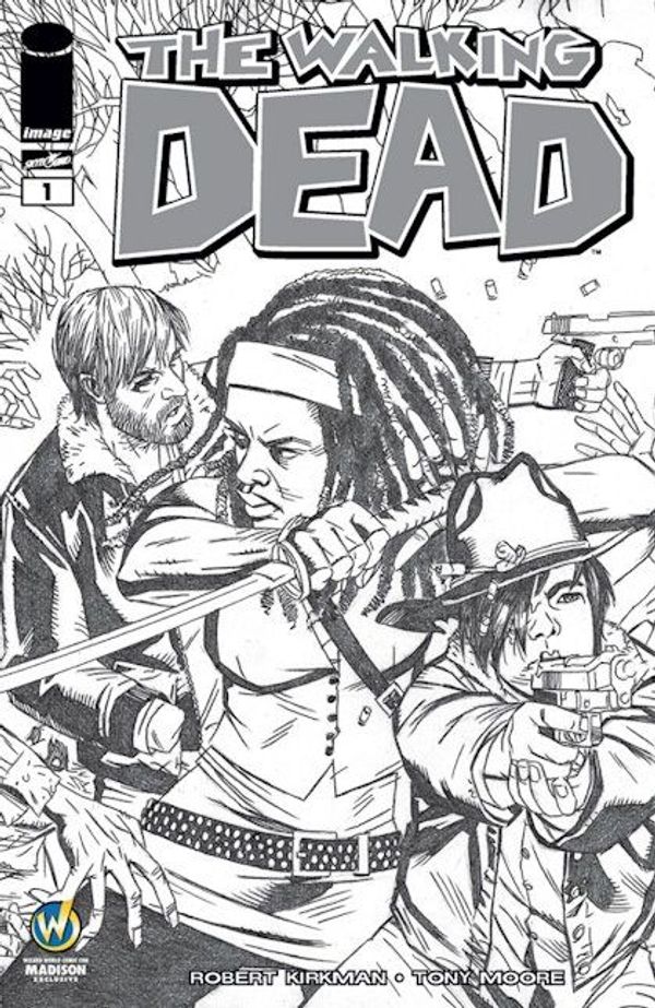 The Walking Dead #1 (Wizard World Indianapolis 2015 Sketch)
