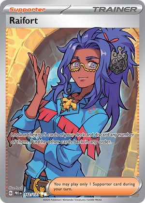 Raifort (Trainer: Supporter) (142/131) - Prismatic Evolutions