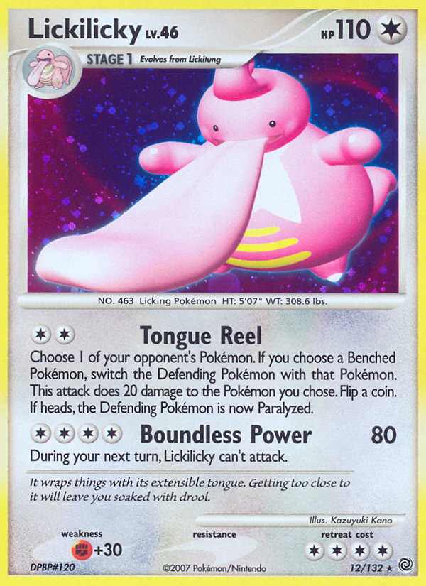 Lickilicky (12/132) - Secret Wonders Pokémon Card