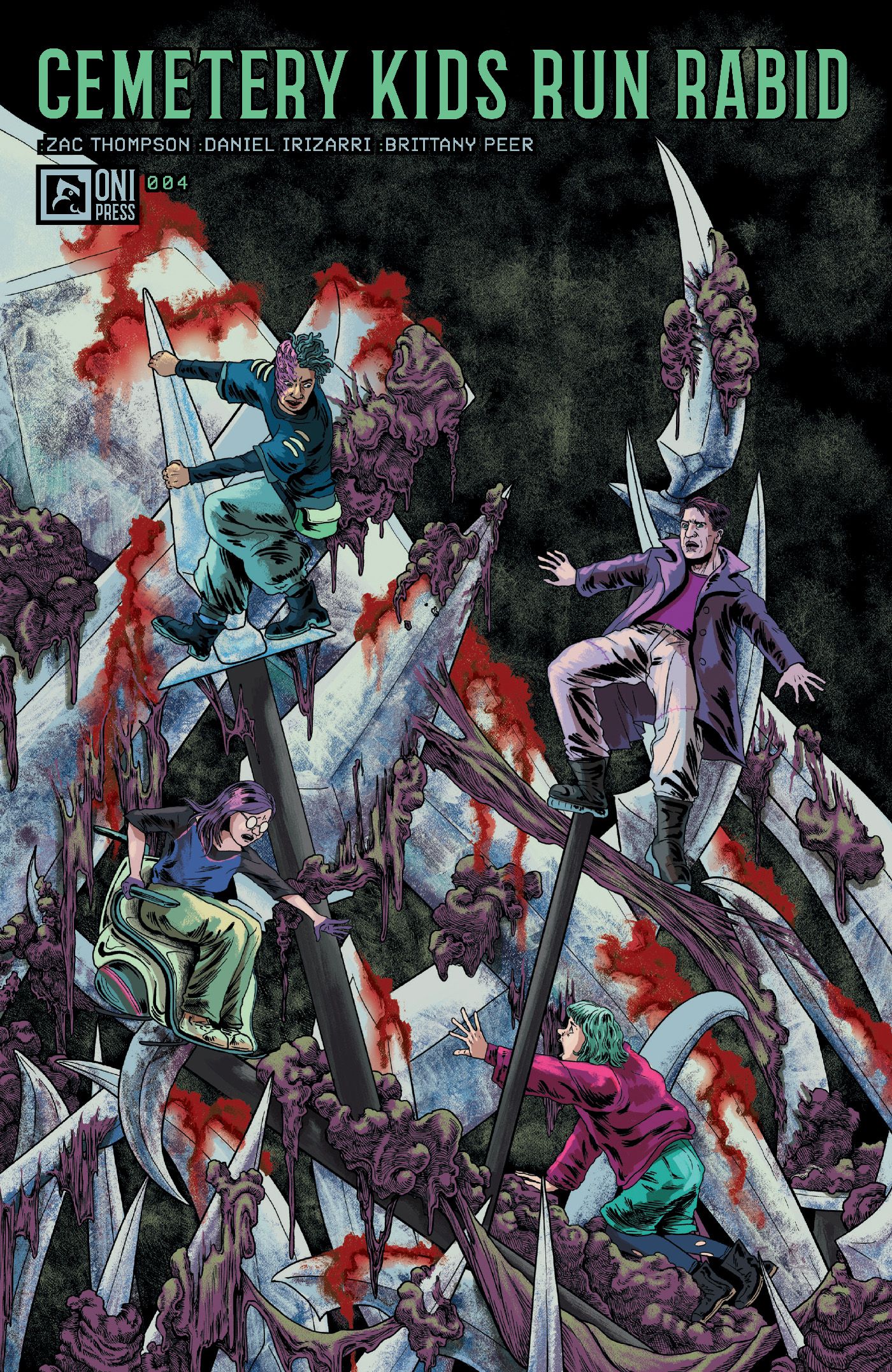 Cemetery Kids Run Rabid #4 (Cvr B Jenna Cha Variant) Comic