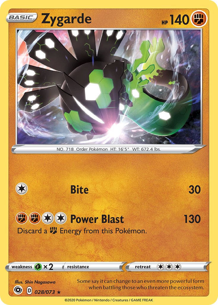 Zygarde (28/73) - Champion's Path Pokémon Card