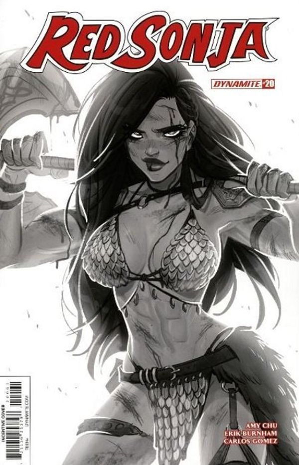 Red Sonja #20 (Cover F 10 Copy Tarr B&w Cover)