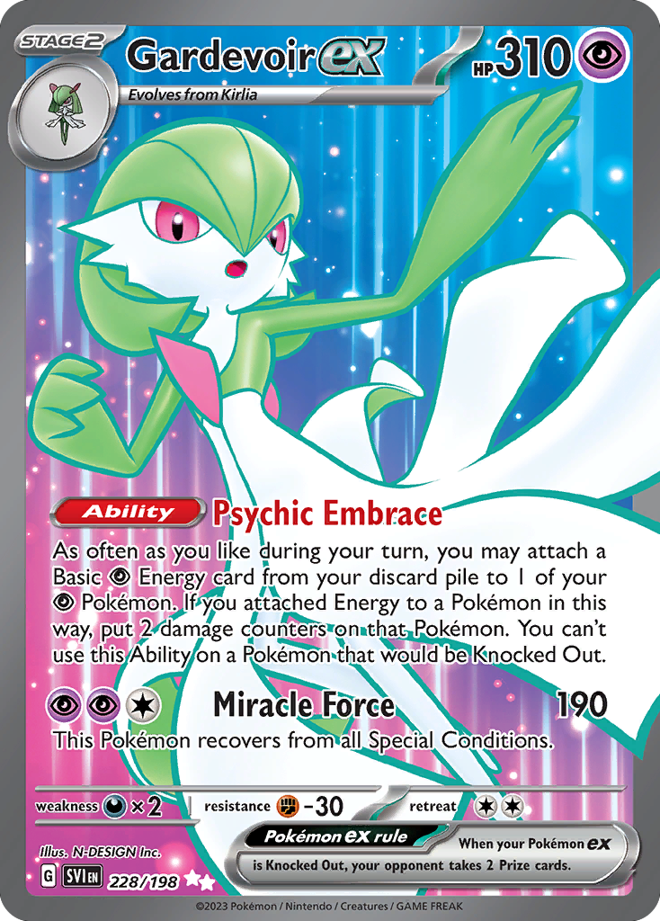 Gardevoir ex (228/198) - Scarlet & Violet Pokémon Card