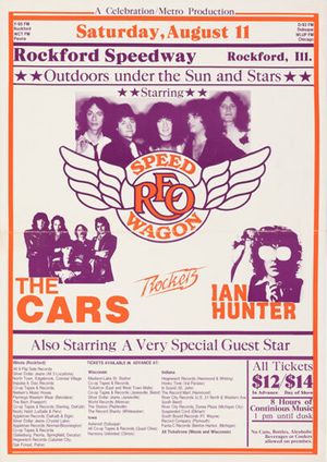 REO Speedwagon & The Cars Rockford Speedway 1979