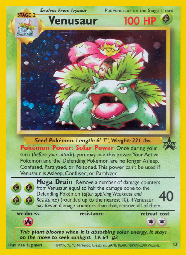 Venusaur (13/53) - Wizards Black Star Promos Pokémon Card