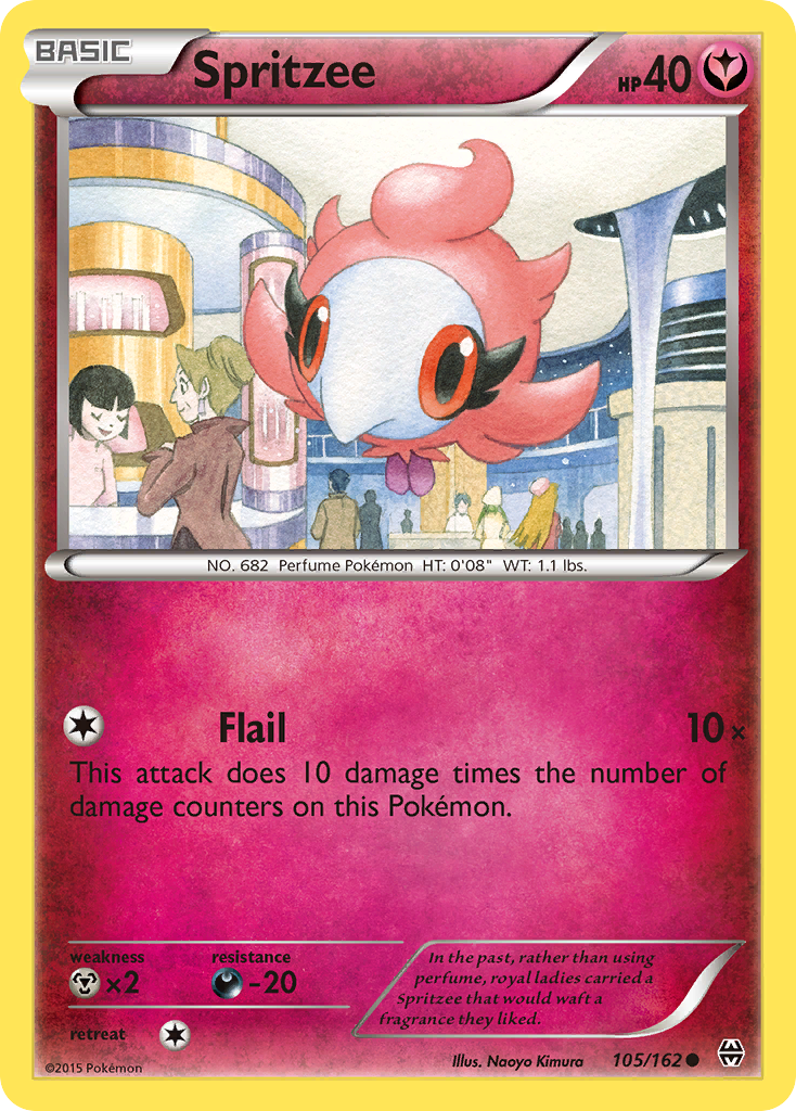 Spritzee (105/162) - BREAKthrough Pokémon Card