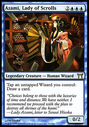 Azami, Lady of Scrolls (Champions of Kamigawa) Trading Card