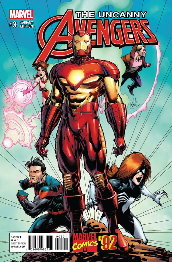 Uncanny Avengers #3 (Portacio Marvel 92 Variant)