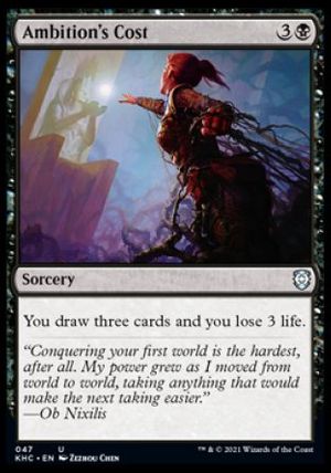 Ambition's Cost (Kaldheim Commander Decks)