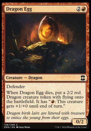 Dragon Egg (Eternal Masters) Trading Card