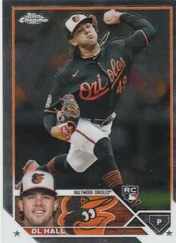 DL Hall 2023 Topps Chrome Baseball #10 Sports Card