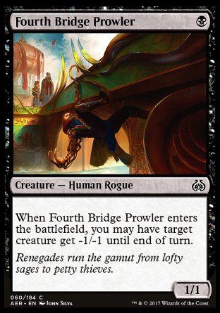 Fourth Bridge Prowler (Aether Revolt) Trading Card