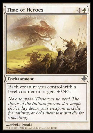 Time of Heroes (Rise of the Eldrazi) Trading Card