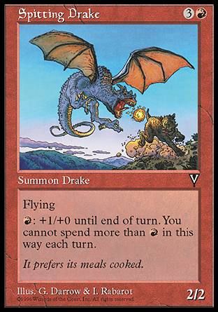 Spitting Drake (Visions) Trading Card