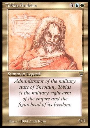 Tobias Andrion (Legends) Trading Card