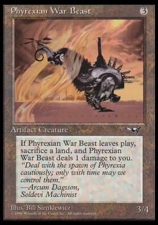 Phyrexian War Beast (Alliances) Trading Card