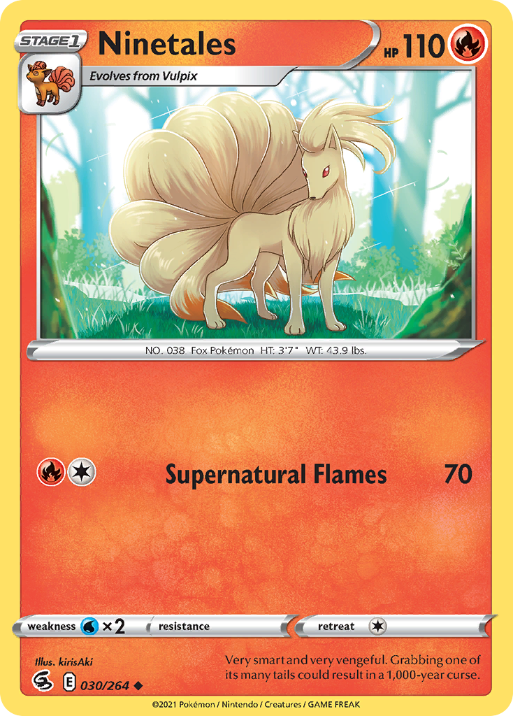 Ninetales (30/264) - Fusion Strike Pokémon Card