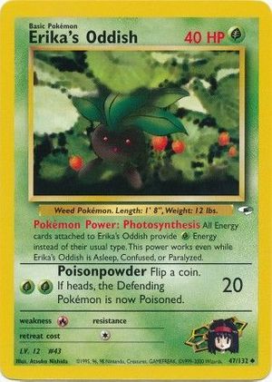 Erika's Oddish (47/132) - Gym Heroes (Unlimited)