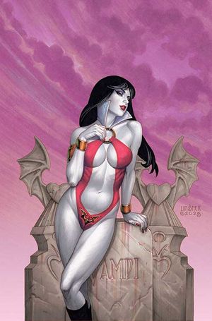 Vampirella Armageddon #2 (Cvr Q Inc 1:10 Joseph Michael Linsner Foc Bonus Foil Virgin Variant)