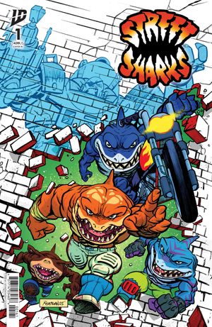 Street Sharks #1 (Variant RI 1:25 Catalan)