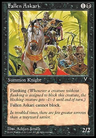 Fallen Askari (Visions) Trading Card