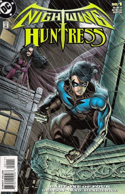 Nightwing and Huntress Comic