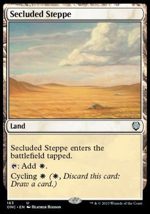 Secluded Steppe (Phyrexia: All Will Be One Commander Decks)