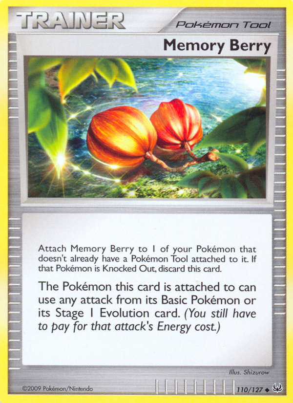 Memory Berry (Trainer: Pokémon Tool) (110/127) - Platinum Pokémon Card