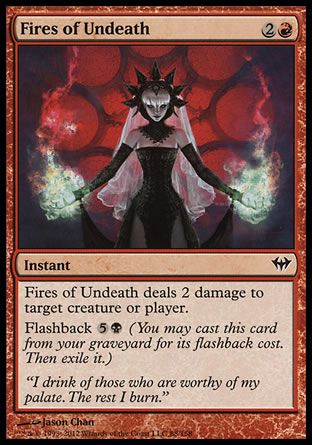 Fires of Undeath (Dark Ascension) Trading Card