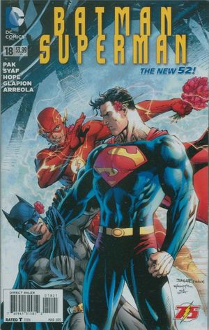 Batman Superman #18 (Flash 75 Variant Cover)