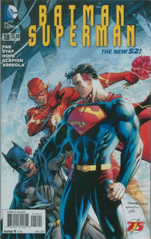 Batman Superman #18 (Flash 75 Variant Cover)
