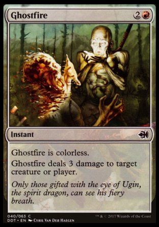 Ghostfire (Merfolks vs. Goblins) Trading Card