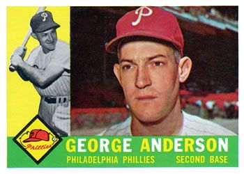 George Anderson 1960 Topps #34 Sports Card