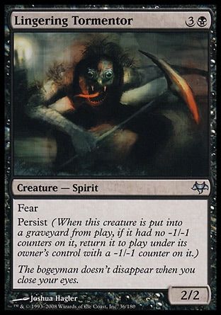 Lingering Tormentor (Eventide) Trading Card