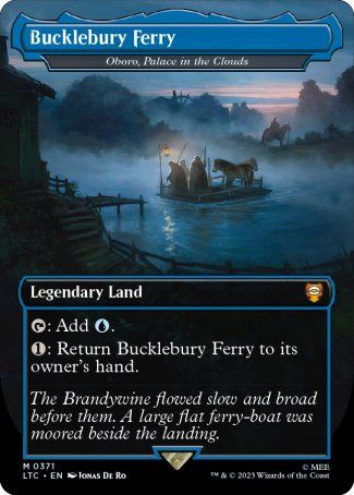 Oboro, Palace in the Clouds (Bucklebury Ferry) (The Lord of the Rings Commander Decks) Trading Card