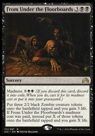 From Under the Floorboards (Shadows over Innistrad) Trading Card