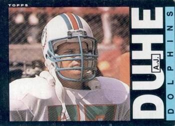 A.J. Duhe 1985 Topps #309 Sports Card