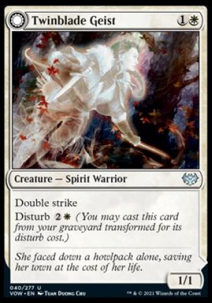 Twinblade Geist (Innistrad: Crimson Vow)