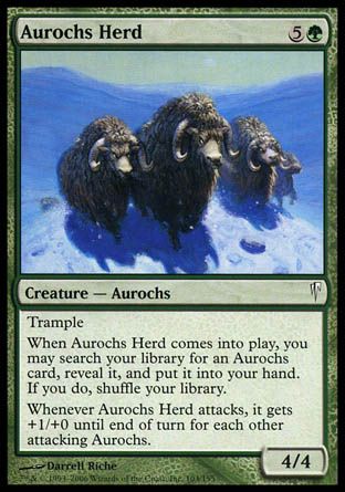 Aurochs Herd (Coldsnap) Trading Card